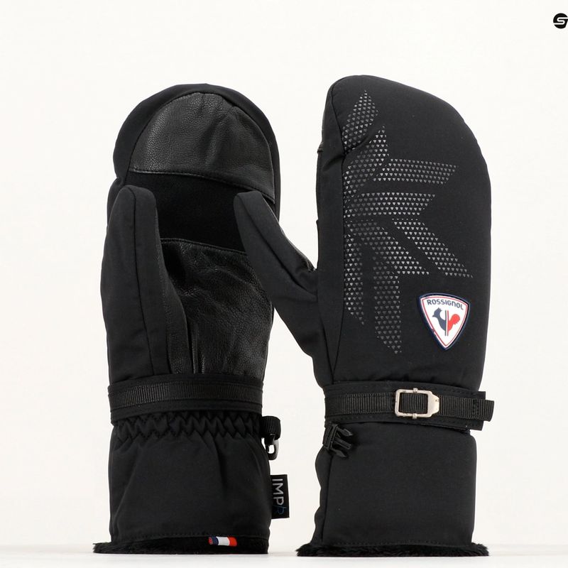 Жіночі гірськолижні рукавиці Rossignol Romy Impr M чорні 7