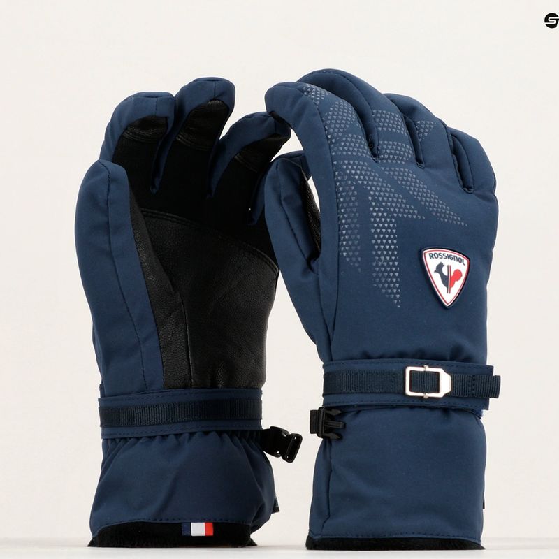 Жіночі гірськолижні рукавиці Rossignol Romy Impr G темно-сині 8