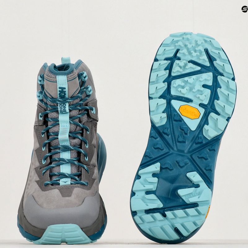 Жіночі трекінгові черевики HOKA Kaha GTX frost gray/qua haze 11
