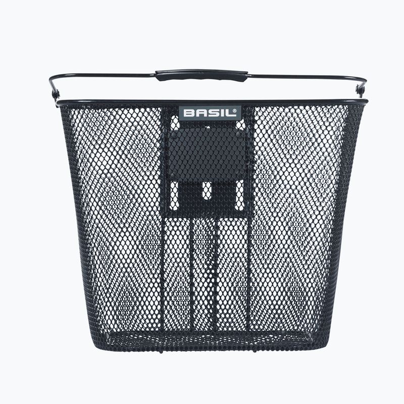 Кошик велосипедний передній Basil Bilbao BE + Baseasy Stem Holder black 2