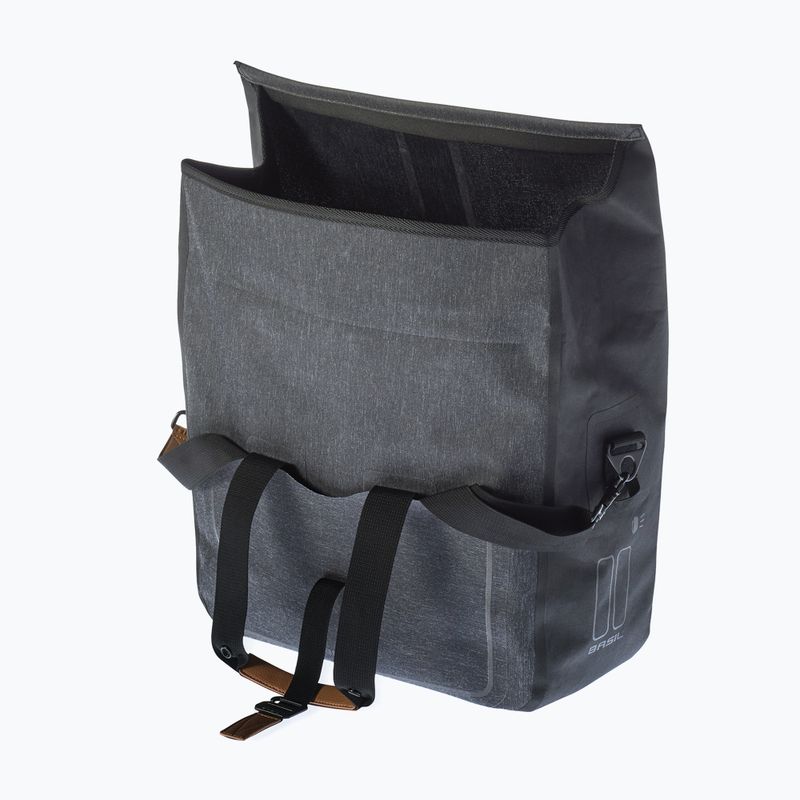 Сумка велосипедна на багажник Basil Urban Dry Busines Bag 20 л charcoal melee 3