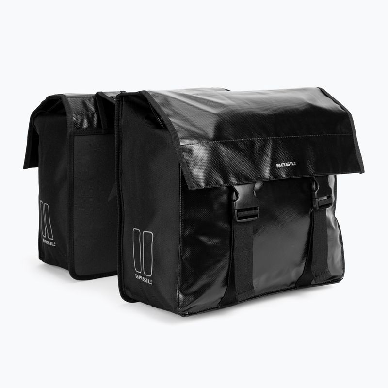 Велосумка на багажник Basil Urban Load Double Bag 53 l black/black