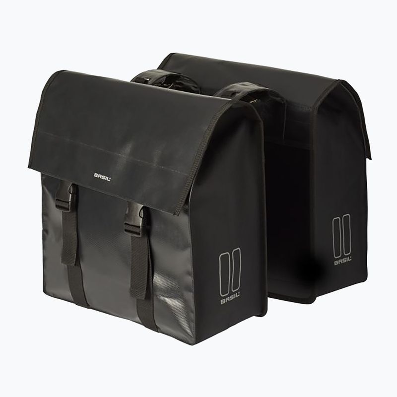 Велосумка на багажник Basil Urban Load Double Bag 53 l black/black 7