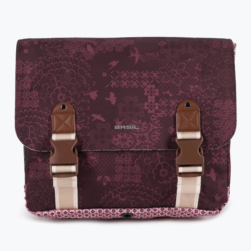 Сумка-багажник для велосипеда Basil Boheme Double Bag червона B-18012 2