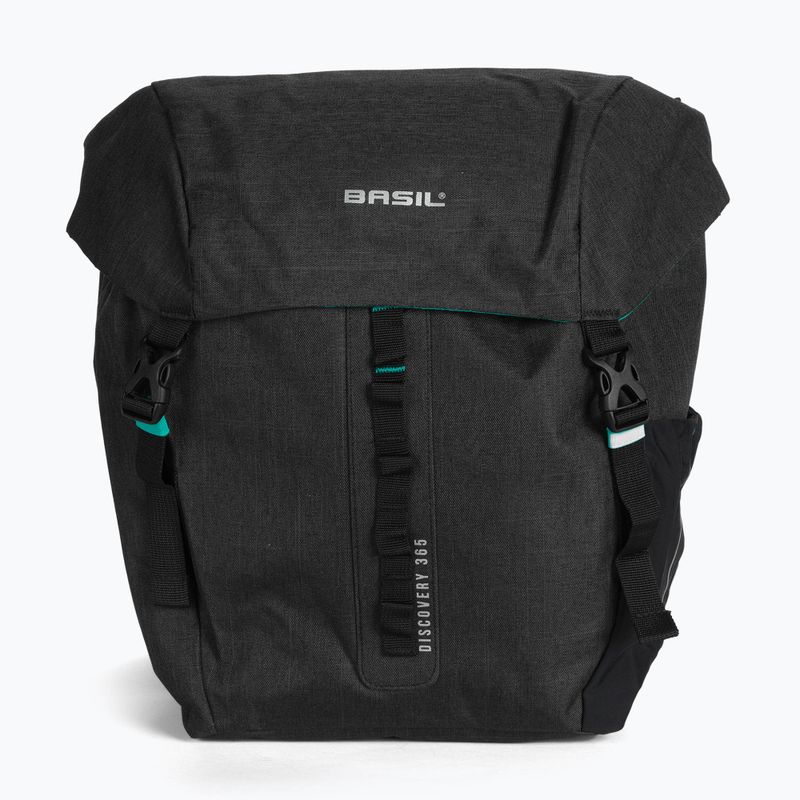 Сумка-багажник для велосипеда подвійна Basil Discovery 365D Double Bag чорна B-18042 2