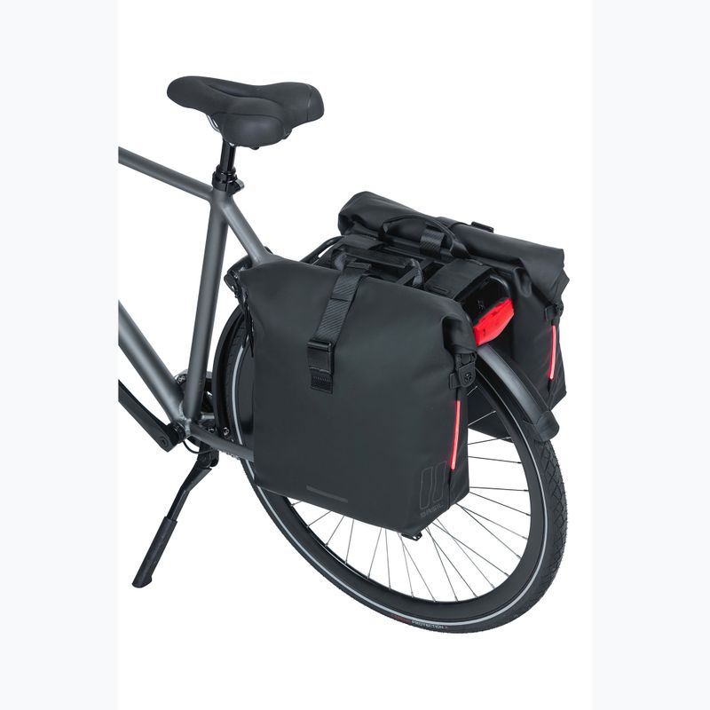 Сумка велосипедна Basil Soho Nordlicht Double Bag 41 л black 8