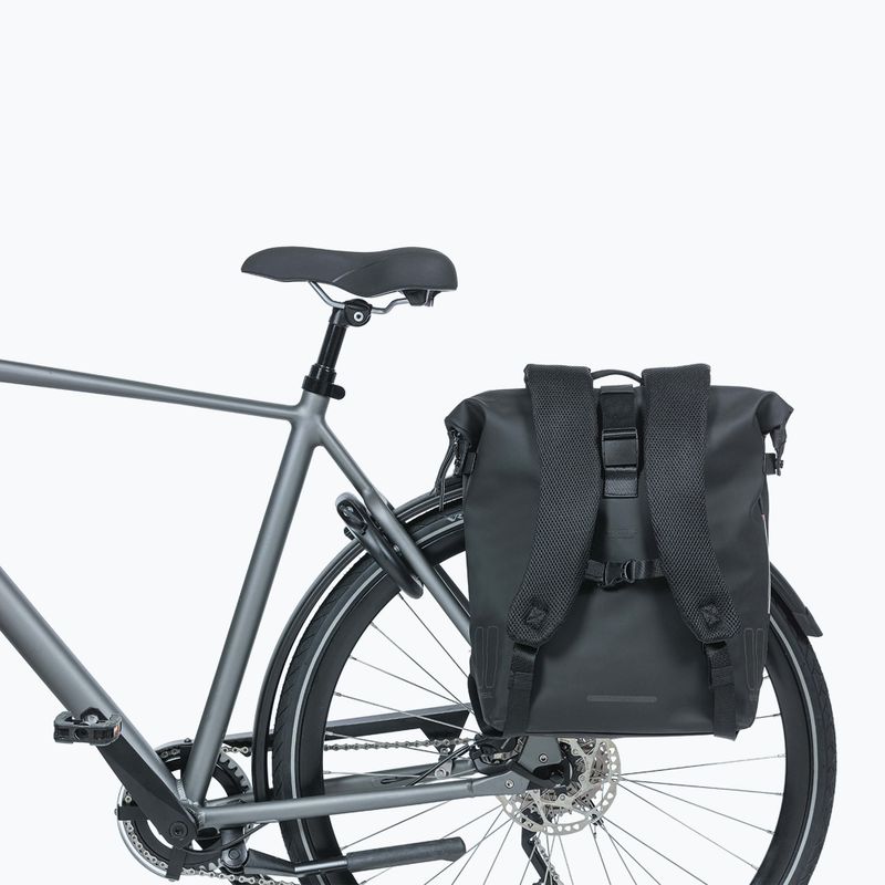 Рюкзак велосипедний на багажник Basil Soho Nordlicht 17 л black 10