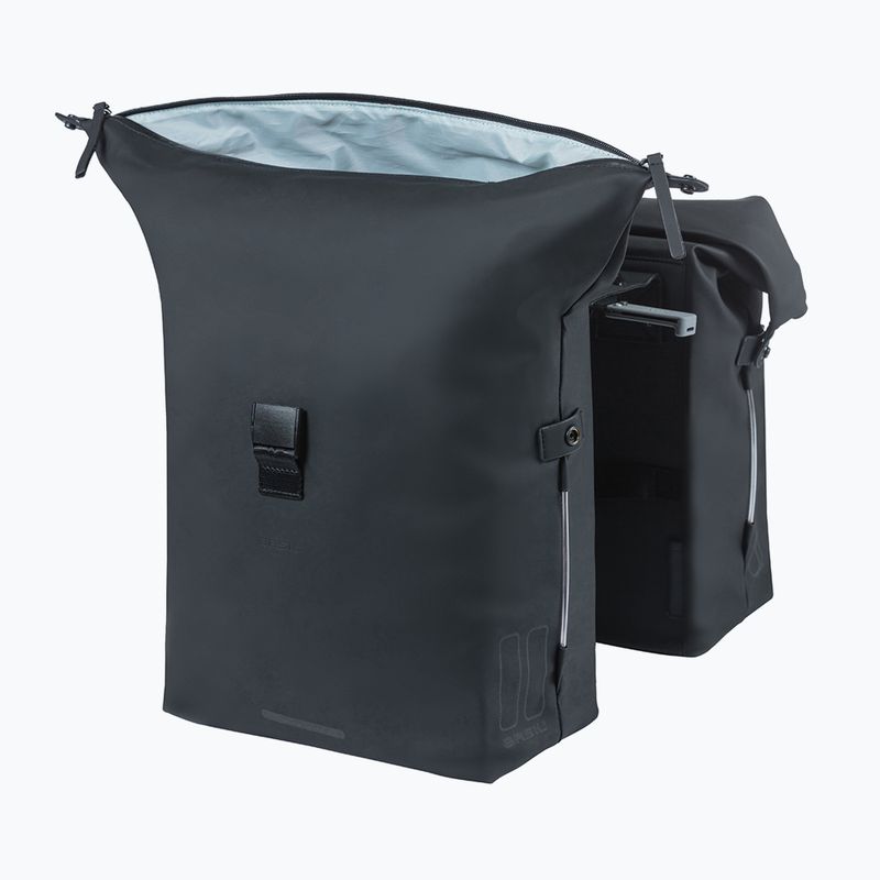Сумка велосипедна Basil Soho Nordlicht Double Bag MIK 41 л black 4
