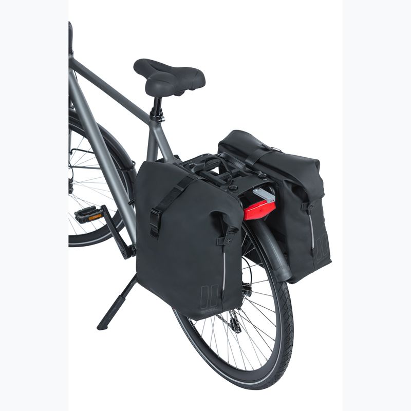 Сумка велосипедна Basil Soho Nordlicht Double Bag MIK 41 л black 7