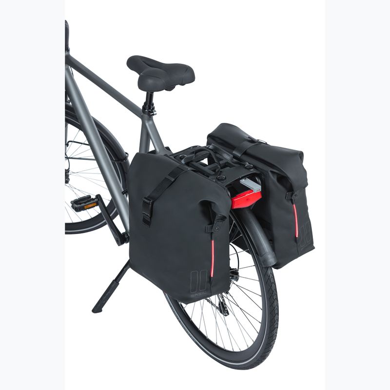 Сумка велосипедна Basil Soho Nordlicht Double Bag MIK 41 л black 8