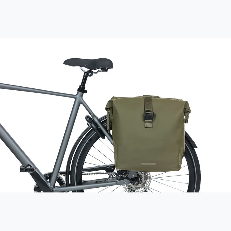 Сумка велосипедна Basil Soho Nordlicht Double Bag MIK 41 л moss green 6