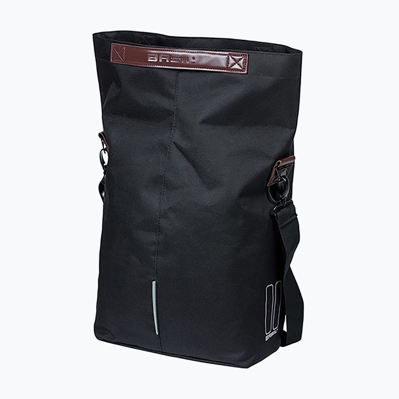 Сумка велосипедна на багажник Basil City Shopper MIK Hooks 16 l black 5