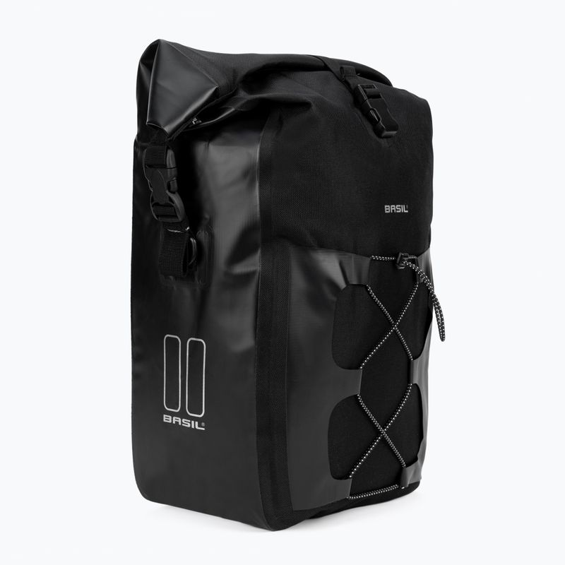 Велосумка на багажник Basil Bloom Navigator Waterproof Single Bag 25-31 l black 2