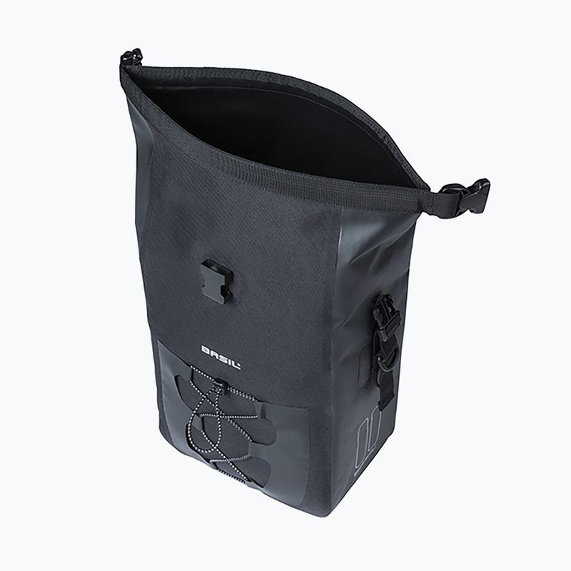 Сумка велосипедна Basil Navigator Waterproof Single Bag MIK Hooks 15 l black 4