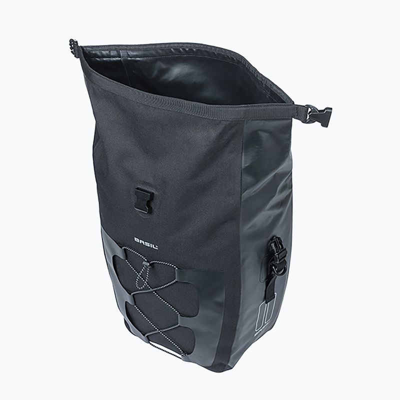 Сумка велосипедна Basil Navigator Waterproof Single Bag MIK Hooks 25-31 л black 4