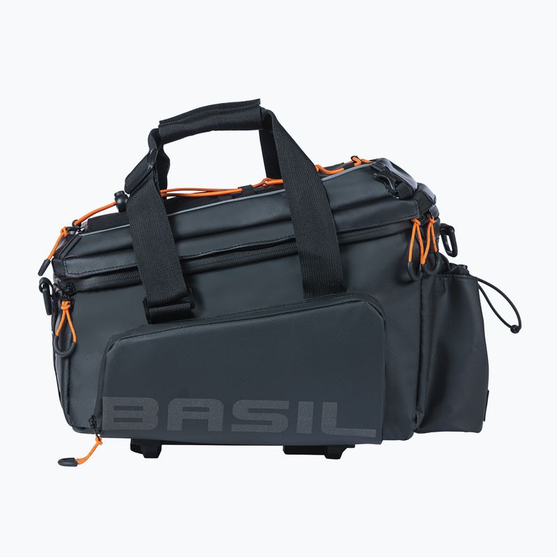 Сумка велосипедна на багажник Basil Miles Tarpaulin XL Pro MIK 9-36 л black/orange 2