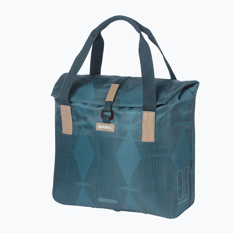 Сумка велосипедна на багажник Basil Elegance Shopper 20-26 л estate blue 3