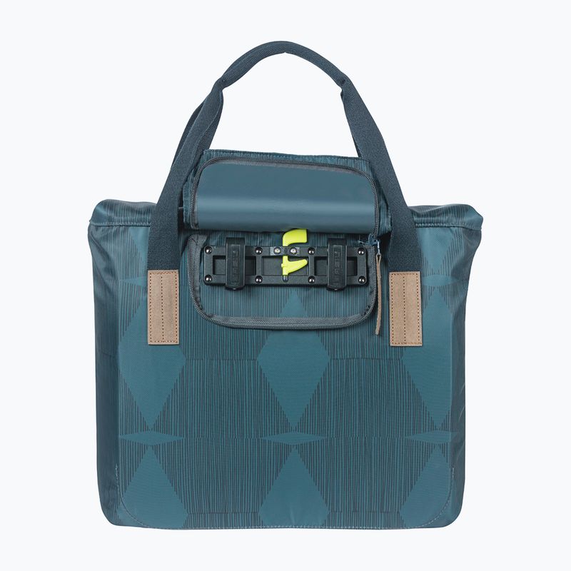 Сумка велосипедна на багажник Basil Elegance Shopper 20-26 л estate blue 4