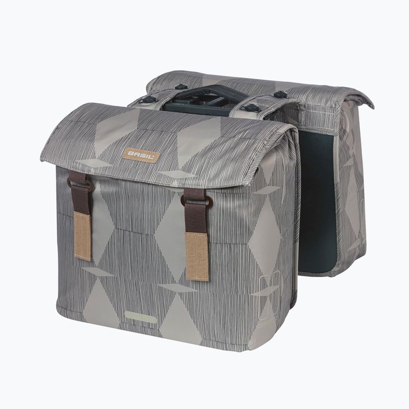 Сумка велосипедна Basil Elegance Double Bag MIK 40-49 л chateau taupe 2