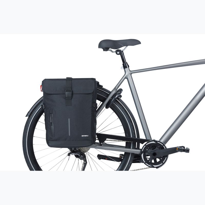 Сумка велосипедна Basil Move Double Bag 30 л black 6