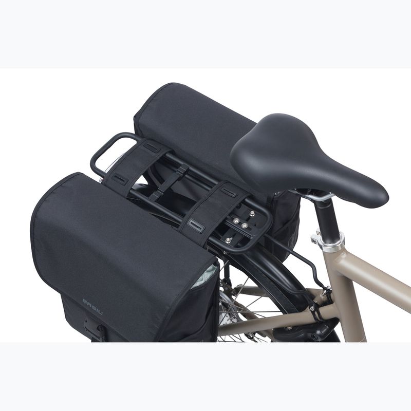 Сумка велосипедна Basil Go Double Bag 32 л solid black 7