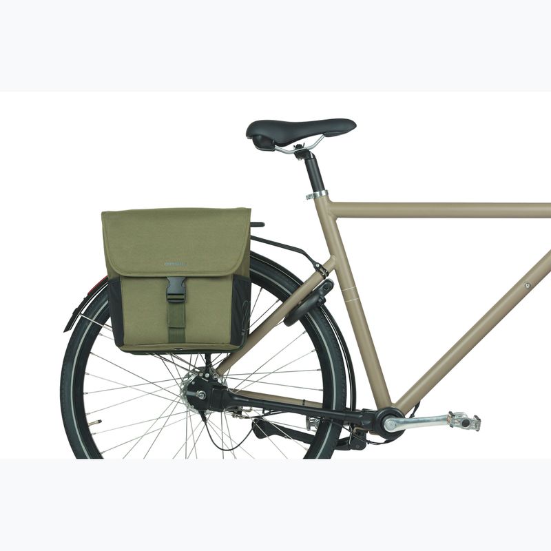 Сумка велосипедна Basil Go Double Bag 32 л dark green 6