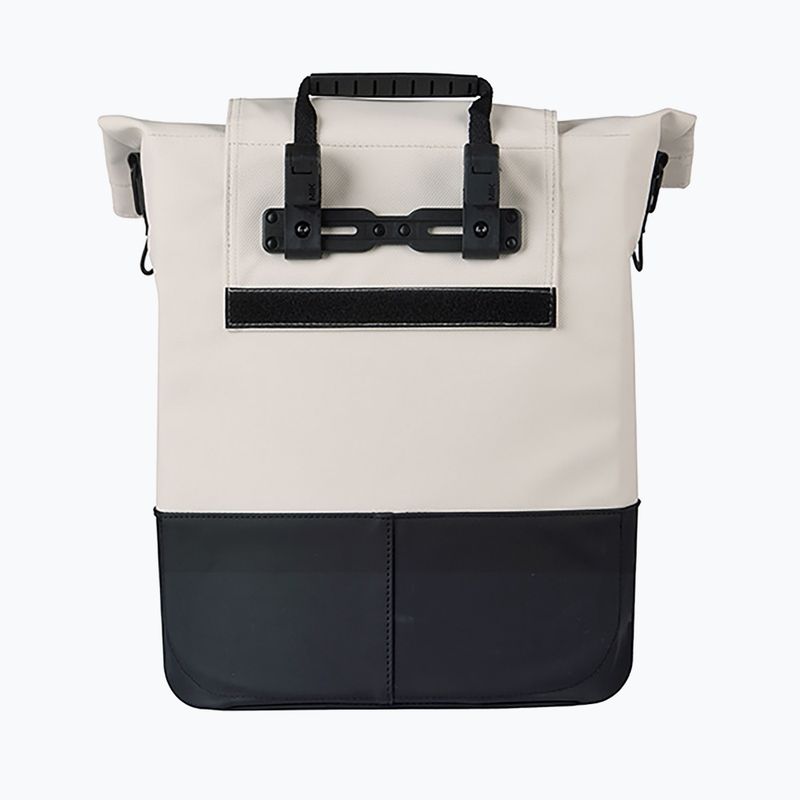 Сумка велосипедна Basil Cove Shopper MIK Hooks 16 l off white/black 3