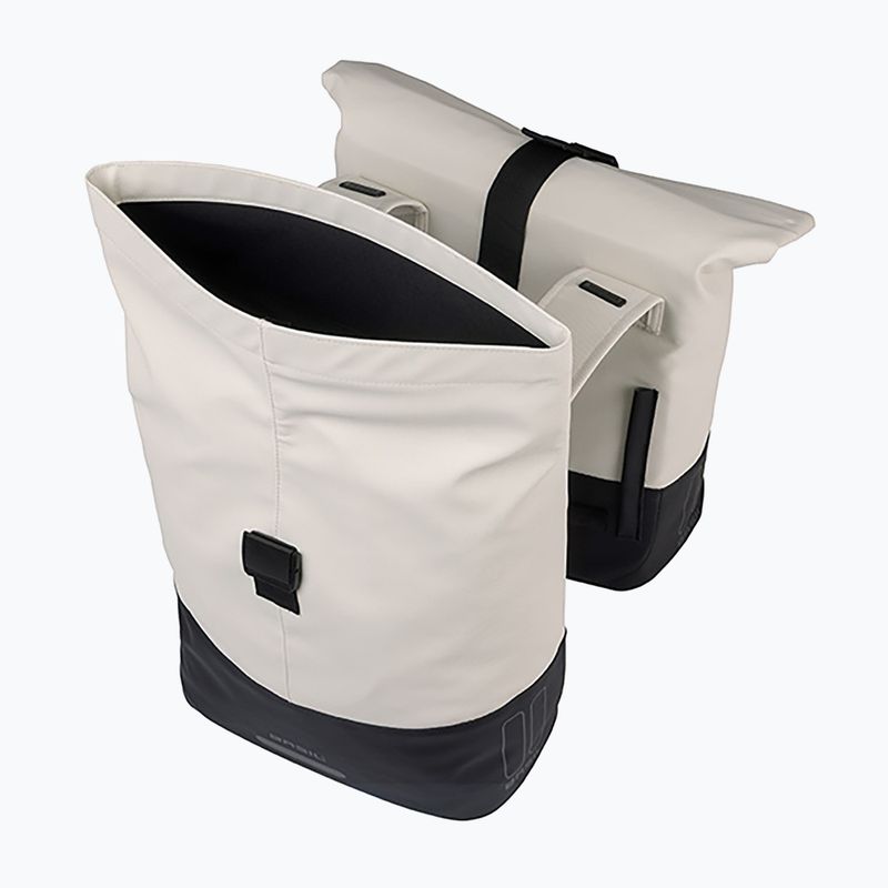 Сумка велосипедна Basil Cove Double Pannier Bag 32 l off white/black 5