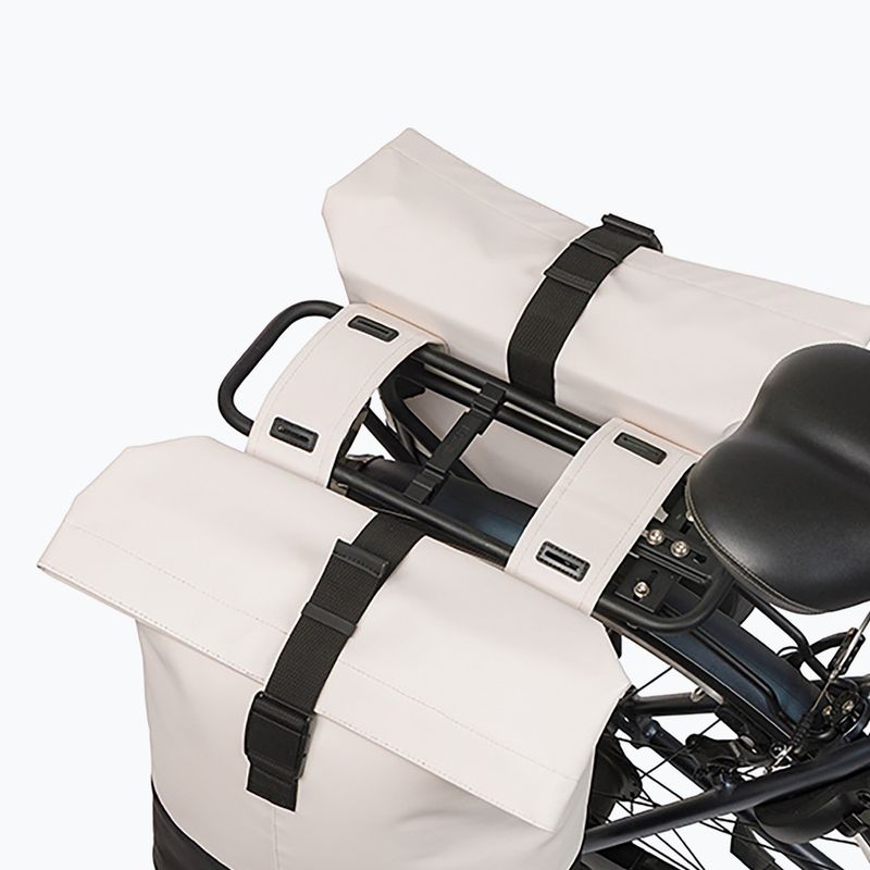 Сумка велосипедна Basil Cove Double Pannier Bag 32 l off white/black 7