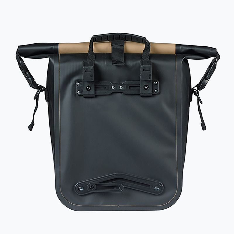 Сумка велосипедна Basil Rivo M Single Bag MIK Hooks 12-15 л sand/black 4