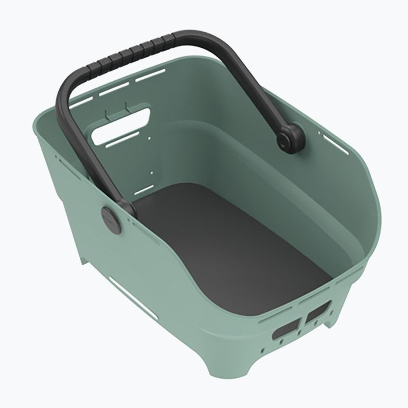 Кошик велосипедний задній Basil Cento Neo MIK silvergreen 2