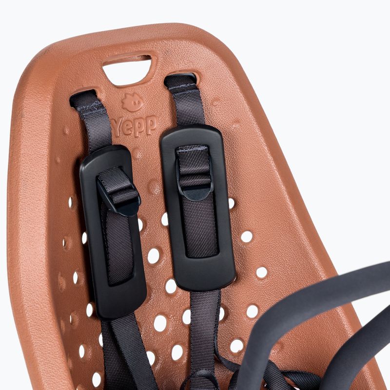 Крісло велосипедне переднє Thule Yepp Mini коричневе 12020106 5