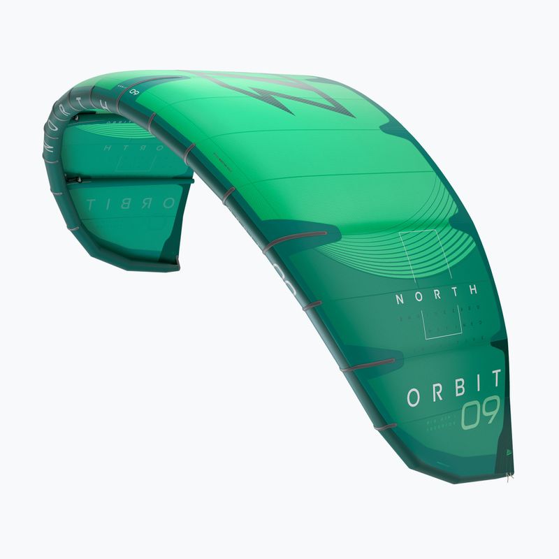 Повітряний змій для кайтсерфінгу North Kiteboarding Orbit зелений NK40020