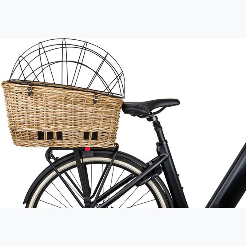 Кошик велосипедний задній FastRider Jale Rattan Dog Bike Basket Klickfix 57 л naturel 7