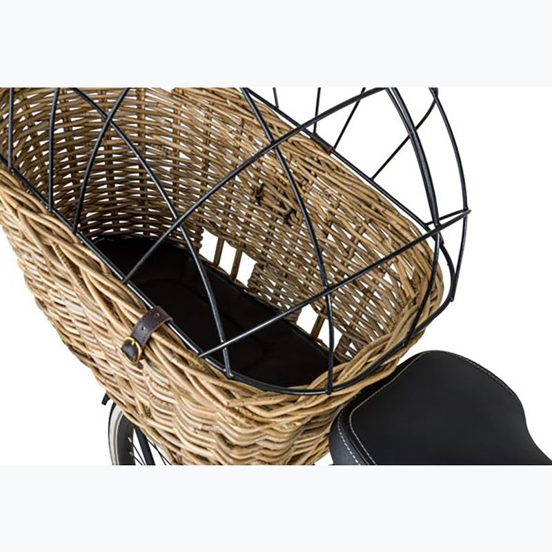 Кошик велосипедний задній FastRider Jale Rattan Dog Bike Basket Klickfix 57 л naturel 9