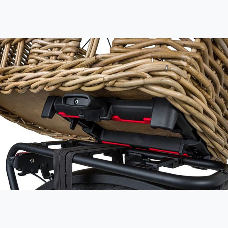 Кошик велосипедний задній FastRider Jale Rattan Dog Bike Basket Klickfix 57 л naturel 11