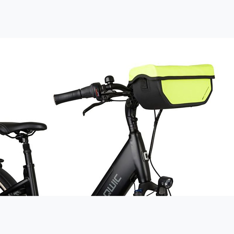 Сумка велосипедна на кермо AGU Clean Handlebar Bag Klickfix M 5 л neon yellow 6