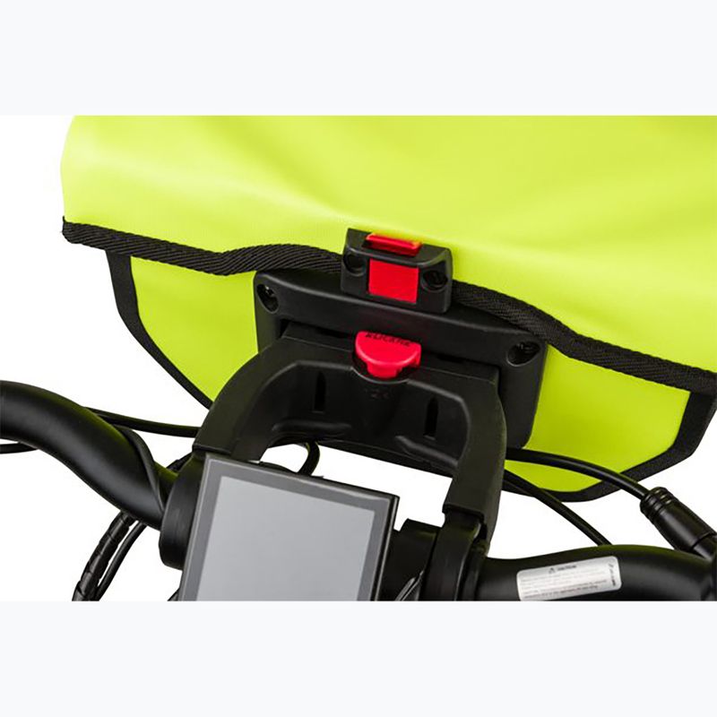 Сумка велосипедна на кермо AGU Clean Handlebar Bag Klickfix M 5 л neon yellow 7