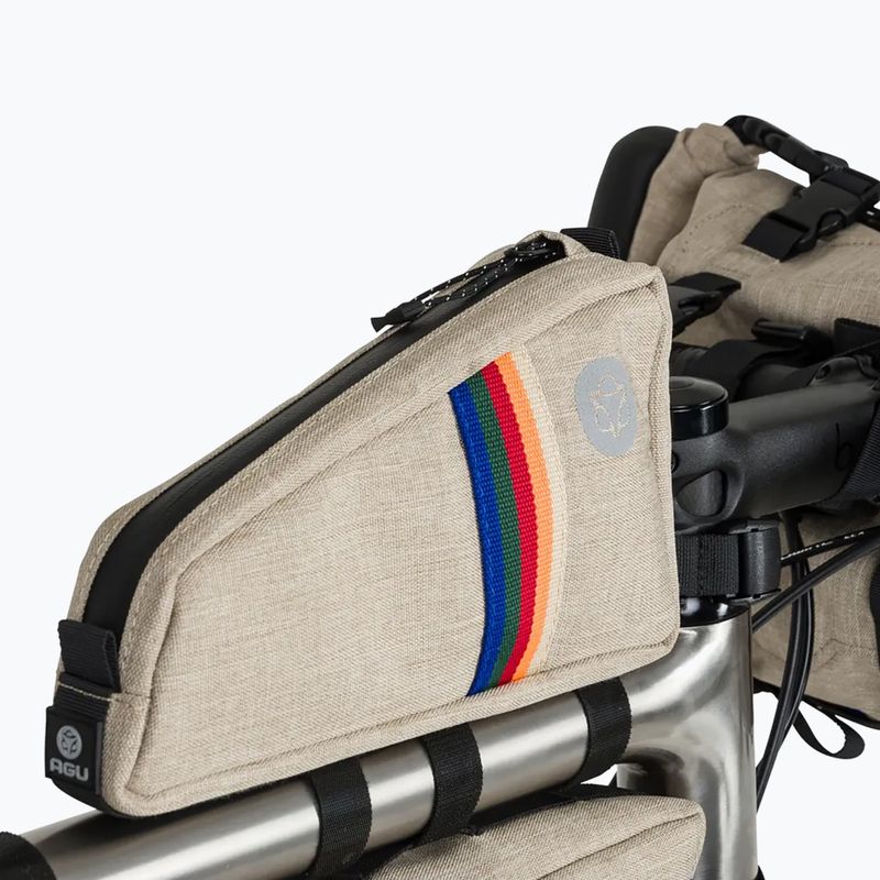 Сумка велосипедна на раму AGU Venture Top-Tube Frame Bag 0,7 л vintage 4
