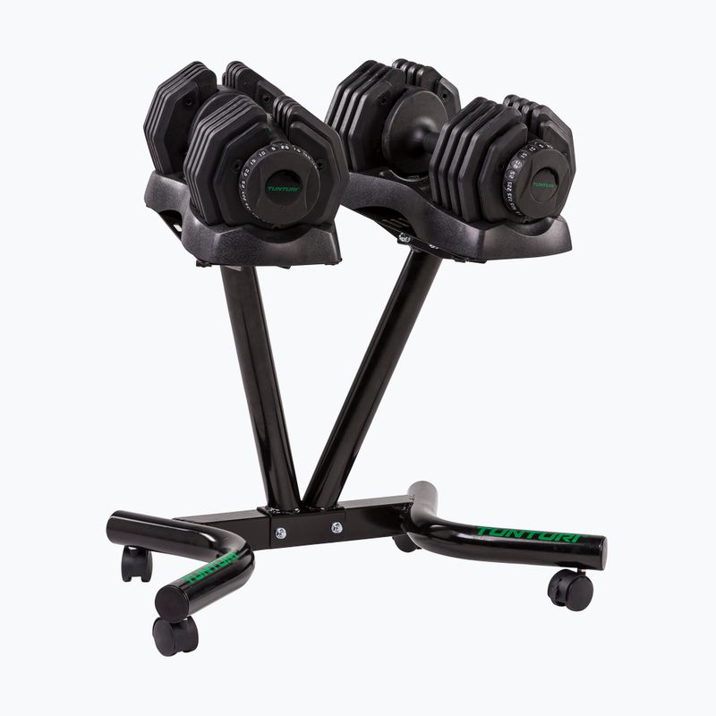 Гантель регульована Tunturi Selector Dumbbell 25 кг black 4