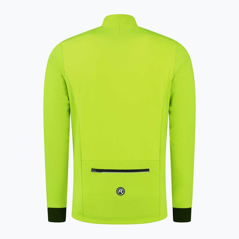 Чоловіча велокуртка Rogelli Pesaro 2.0 fluorescent yellow/black 5