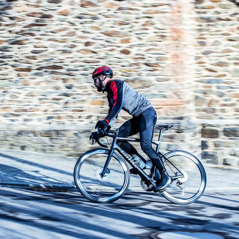 Штани велосипедні чоловічі Rogelli Artico Bib Tight black 6