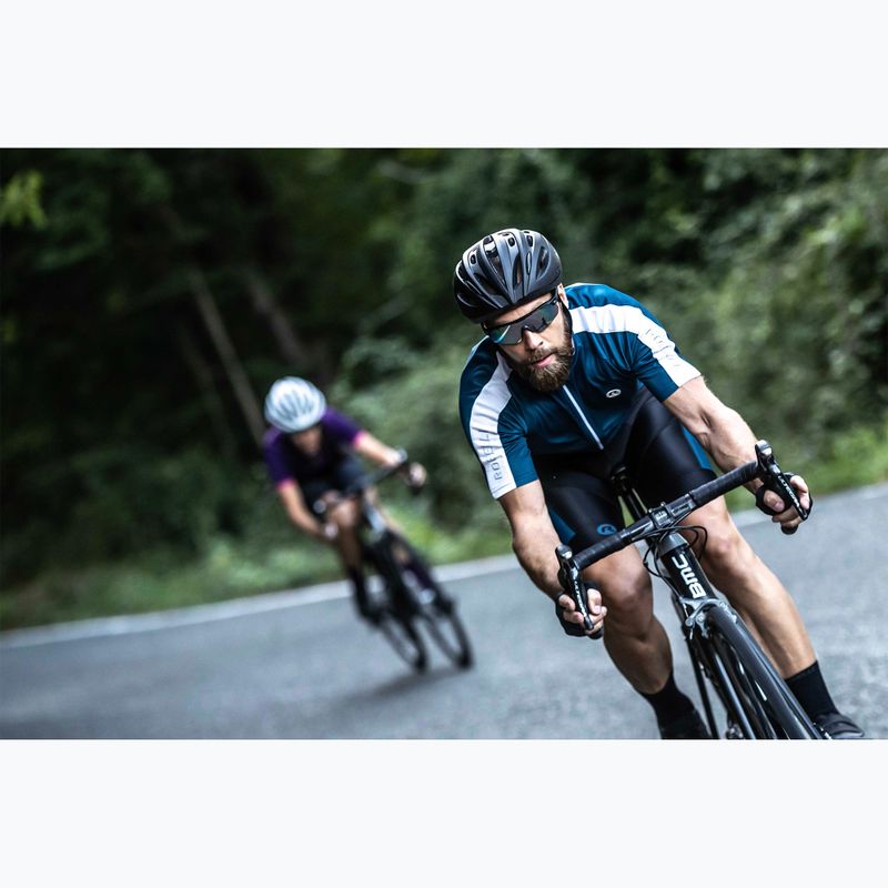 Чоловіча велофутболка Rogelli Explore синя/біла 9