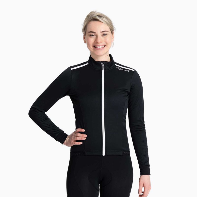 Куртка велосипедна жіноча Rogelli Pesara Winter W black/white
