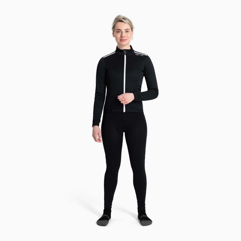 Куртка велосипедна жіноча Rogelli Pesara Winter W black/white 2