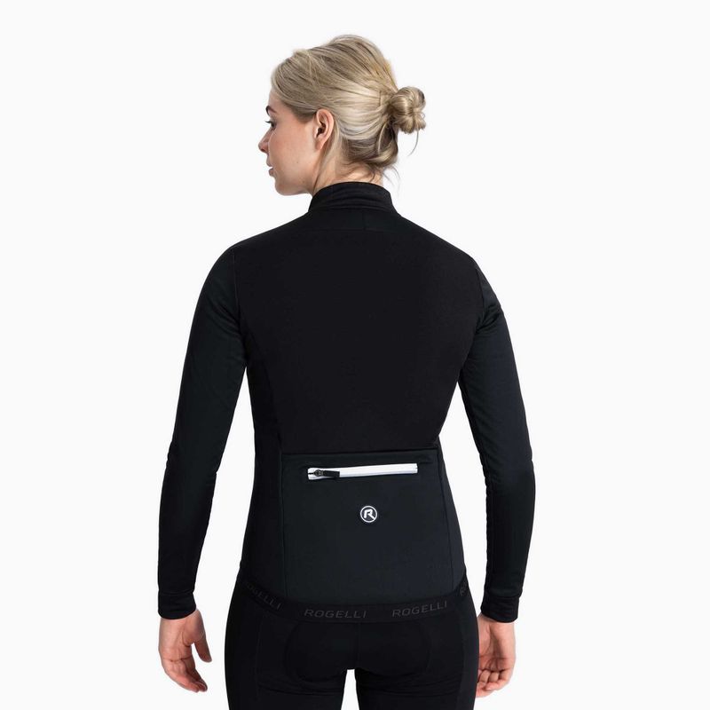Куртка велосипедна жіноча Rogelli Pesara Winter W black/white 3