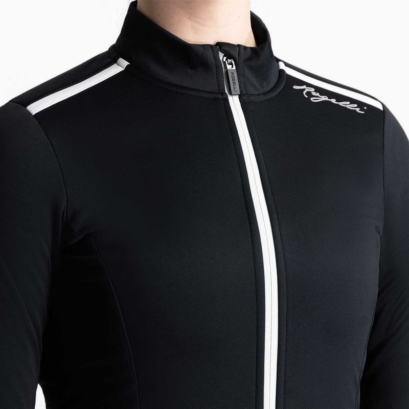 Куртка велосипедна жіноча Rogelli Pesara Winter W black/white 4