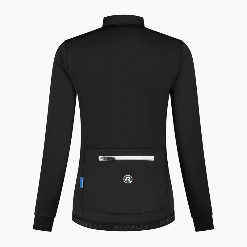 Куртка велосипедна жіноча Rogelli Pesara Winter W black/white 6
