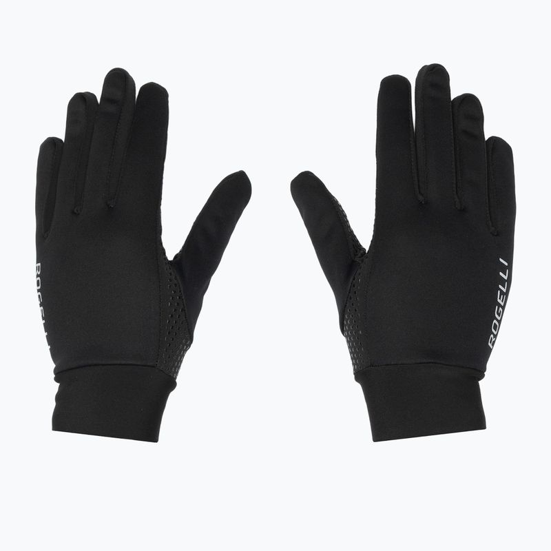 Рукавички велосипедні жіночі Rogelli Laval Mid Season LW Windproof black 2