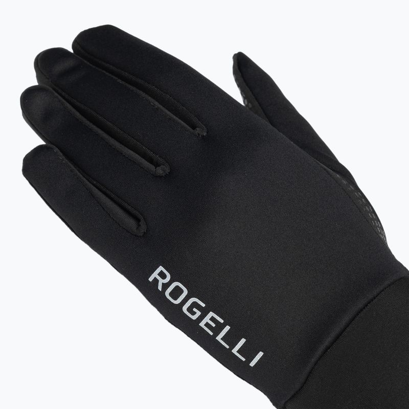 Рукавички велосипедні жіночі Rogelli Laval Mid Season LW Windproof black 4